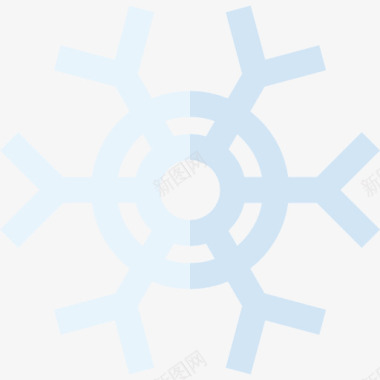 雪天气Snowflake图标图标