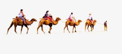 卡通手绘骑骆驼人物素材