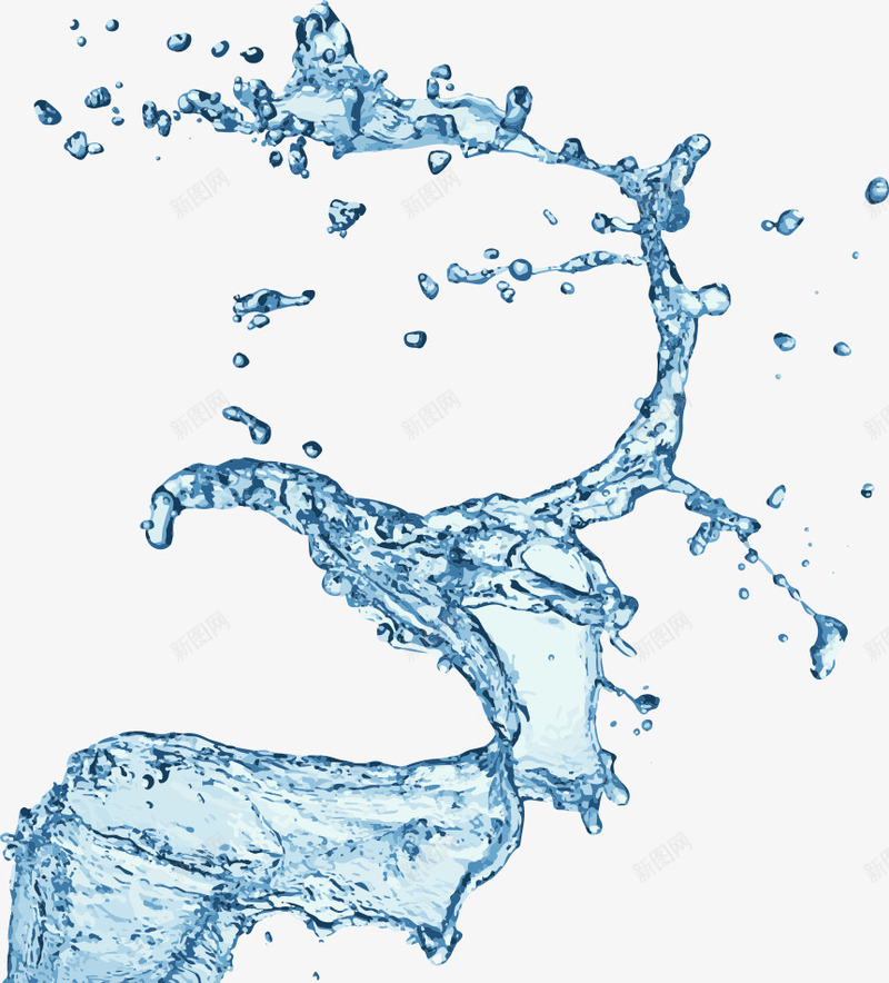 动感水纹喷溅png免抠素材_88icon https://88icon.com 动感水纹 喷溅 水效果 水波纹 水滴 水珠 水素材 水花 飞溅