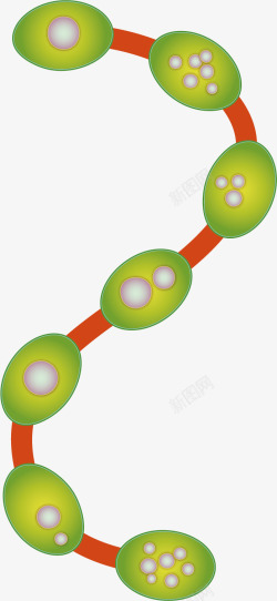 绿色创意细胞矢量图素材
