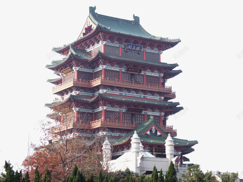 江西景区滕王阁png免抠素材_88icon https://88icon.com 旅游景区 江西景区 江西滕王阁 滕王阁 著名景点