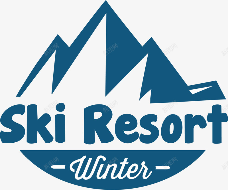 滑雪度假村标志png免抠素材_88icon https://88icon.com resort ski winter 冬天 冬季 寒冬 滑雪度假村 雪山