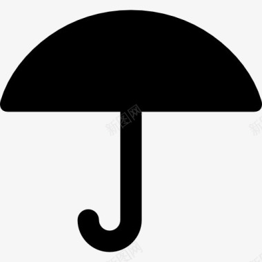 用雨伞伞的保护图标图标