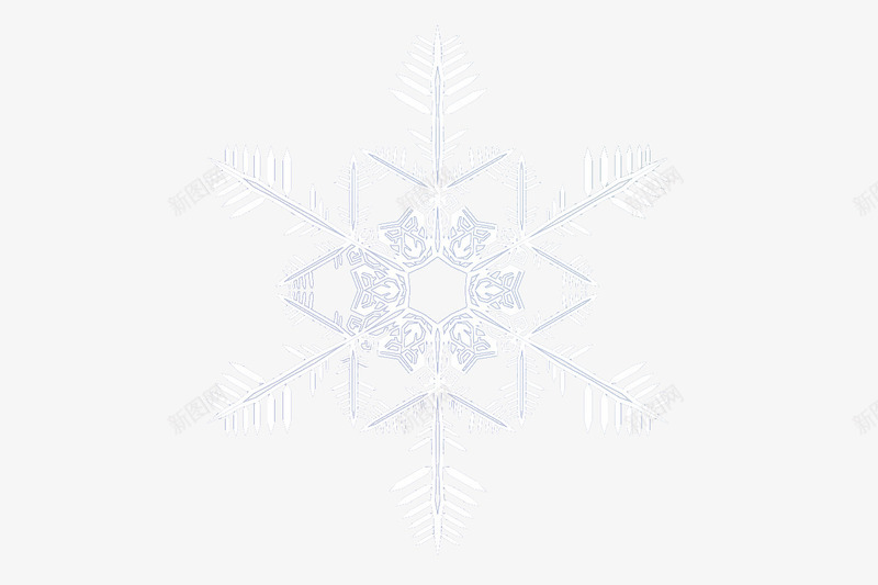 美丽的雪花png免抠素材_88icon https://88icon.com 冬天 雪绒花 雪花 飘雪
