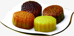 中秋节传统美食月饼素材