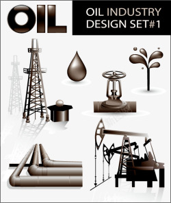 石油工业矢量图素材