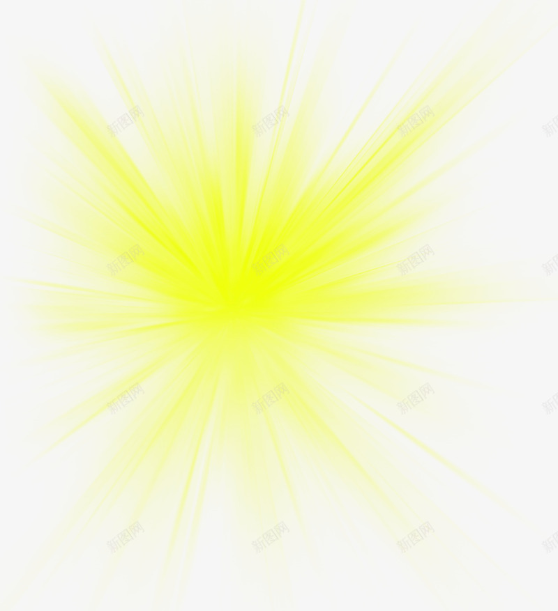 黄色创意合成放射性光效png免抠素材_88icon https://88icon.com 创意 合成 放射性 黄色