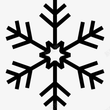 圣诞雪人Snowflake图标图标