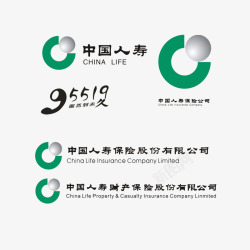 保险标志中国人寿LOGO图标高清图片