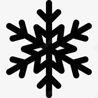 自然Snowflake图标图标