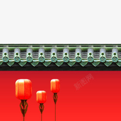 清宫剧红色传统宫墙如懿传元素高清图片