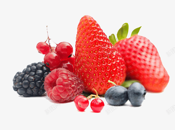 一堆水果png免抠素材_88icon https://88icon.com 桑葚 美味水果 美食 草莓 蓝莓