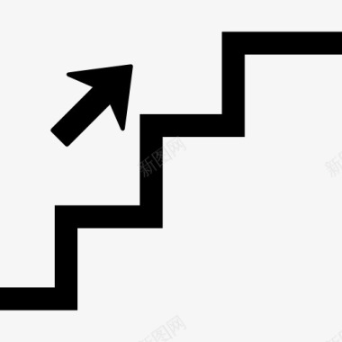 楼梯上楼图标图标