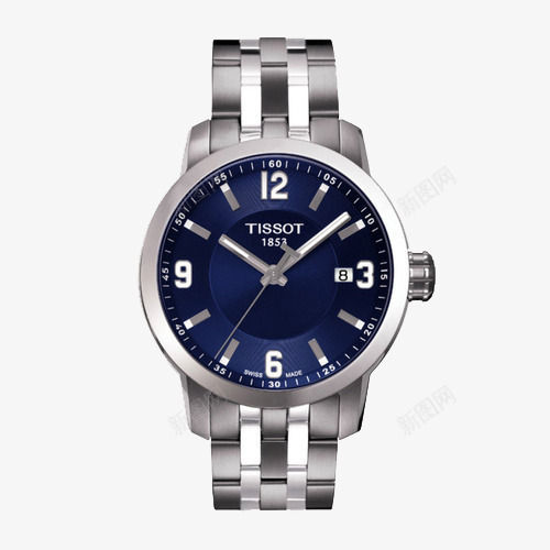 天梭手表全钢石英手表png免抠素材_88icon https://88icon.com PRC200系列 TISSOT 产品实物 名牌手表 男士手表 腕表