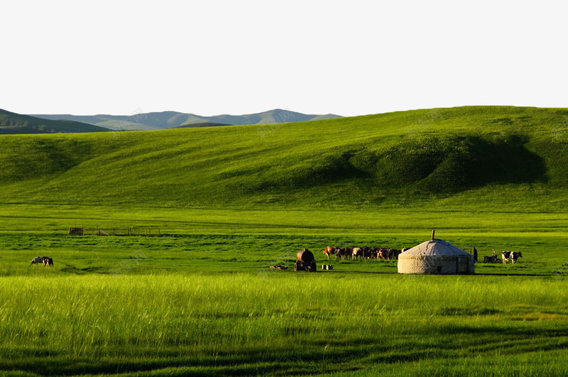 草原蒙古包png免抠素材_88icon https://88icon.com 山坡 绿色 绿色小山坡 草原 蒙古 蒙古包 蒙古草原