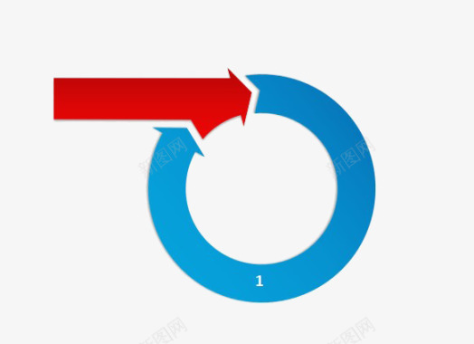 会计凭证模板箭头ppt放射图示图标图标