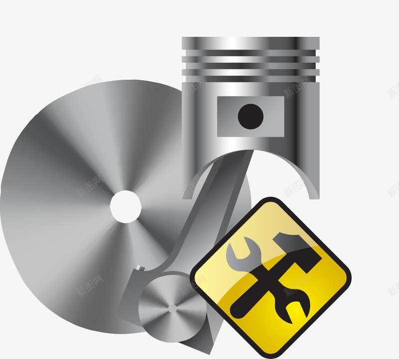 汽车维修服务png免抠素材_88icon https://88icon.com 仪表盘 保养 修理 方向盘 汽车服务 汽车轮胎 润滑油 维修 车轮