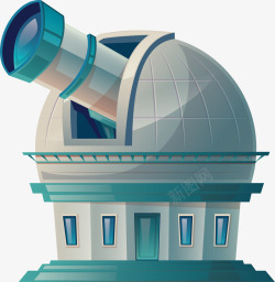 矢量天文望远镜国家科技馆天文台矢量图高清图片