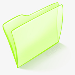 图标荧光绿文件夹图标