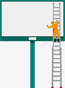 户外广告牌矢量图素材