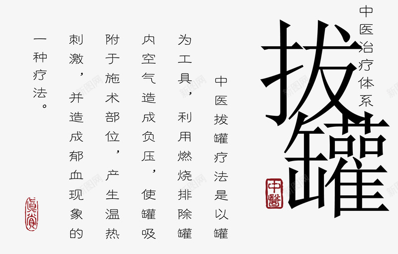 中国古代拔火罐介绍矢量图eps免抠素材_88icon https://88icon.com 中国古代 拔火罐 文字介绍 矢量图