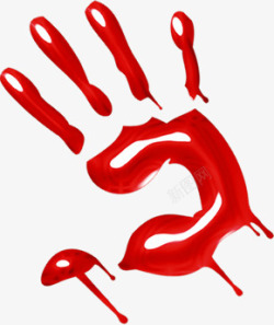 红色手印主题淘宝促销海报素材