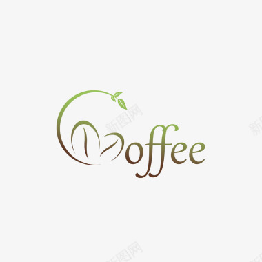 冰花创意背景图片创意咖啡logo片图标图标