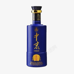 五粮液中京蓝酒素材