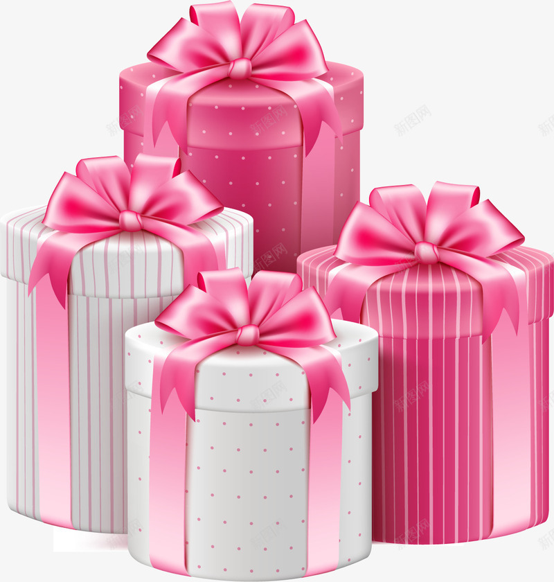 粉色可爱甜美礼盒创意png免抠素材_88icon https://88icon.com 创意 可爱 甜美 礼盒 粉色