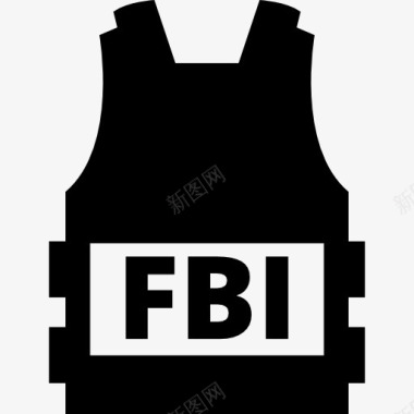 FBI秘密服务FBI背心保护工具图标图标