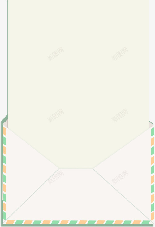 信封png免抠素材_88icon https://88icon.com 信纸 信边框 写信 卡通信封 文案底板 白色信纸