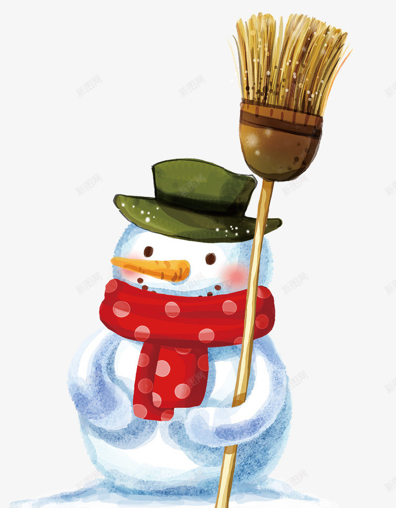 冬天拿着扫把的雪人png免抠素材_88icon https://88icon.com 冬天 卡通 堆雪人 微笑 手绘 扫把 红围巾 胡萝卜鼻头 雪人