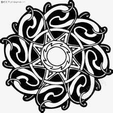 圆形黑白版画底纹png免抠素材_88icon https://88icon.com 版画雕刻 装饰画 黑白手绘