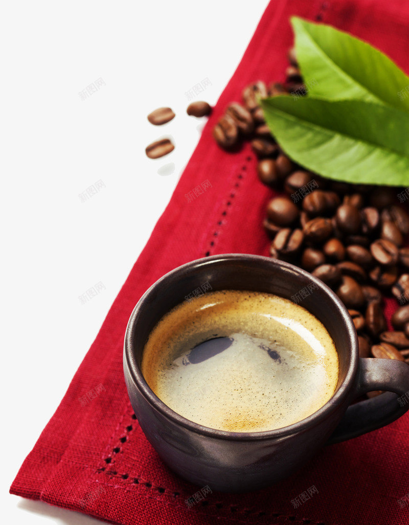 咖啡豆咖啡背景摆拍png免抠素材_88icon https://88icon.com 咖啡 咖啡豆 摆拍 泡咖啡 红色底