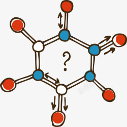 分子活动图矢量图素材