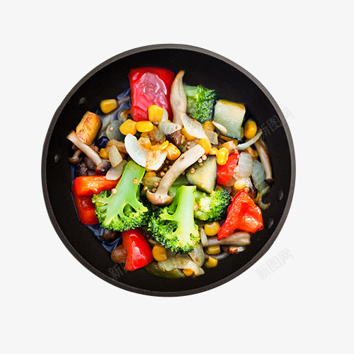 一碗食物png免抠素材_88icon https://88icon.com 产品实物 美食 菜品 蘑菇 西兰花 食物