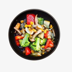 蘑菇菜品一碗食物高清图片