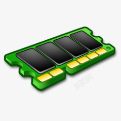 绿色刷新绿色记忆微芯片RAM刷新图标高清图片