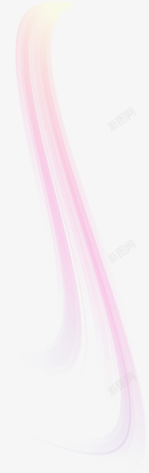 粉色线条光束素材