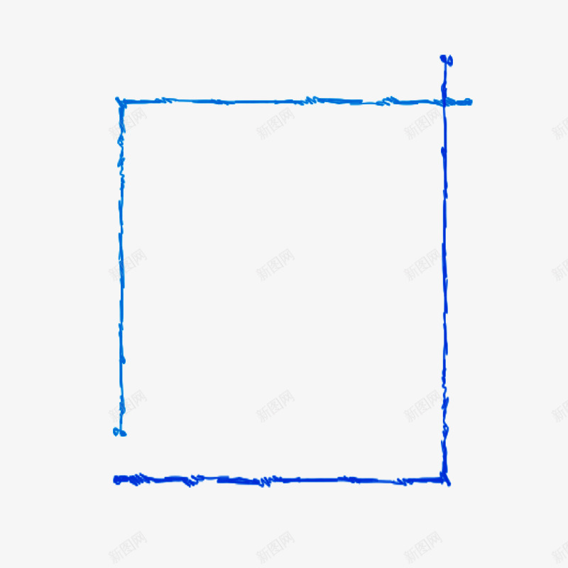 框架粉笔蓝色图案psd免抠素材_88icon https://88icon.com 免抠 图案 效果 框架 粉笔 粉笔框 线条 蓝色 装饰