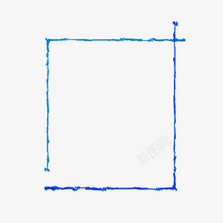 框架粉笔蓝色图案素材