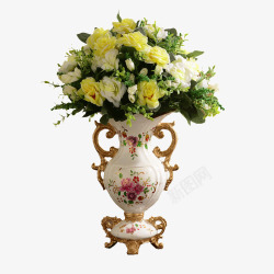 花艺装饰欧式奖杯花瓶高清图片
