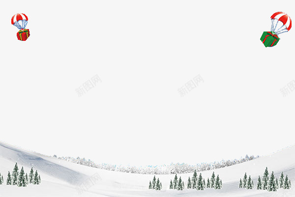 秋冬雪地圣诞礼物png免抠素材_88icon https://88icon.com 冬天 圣诞 雪地 风景