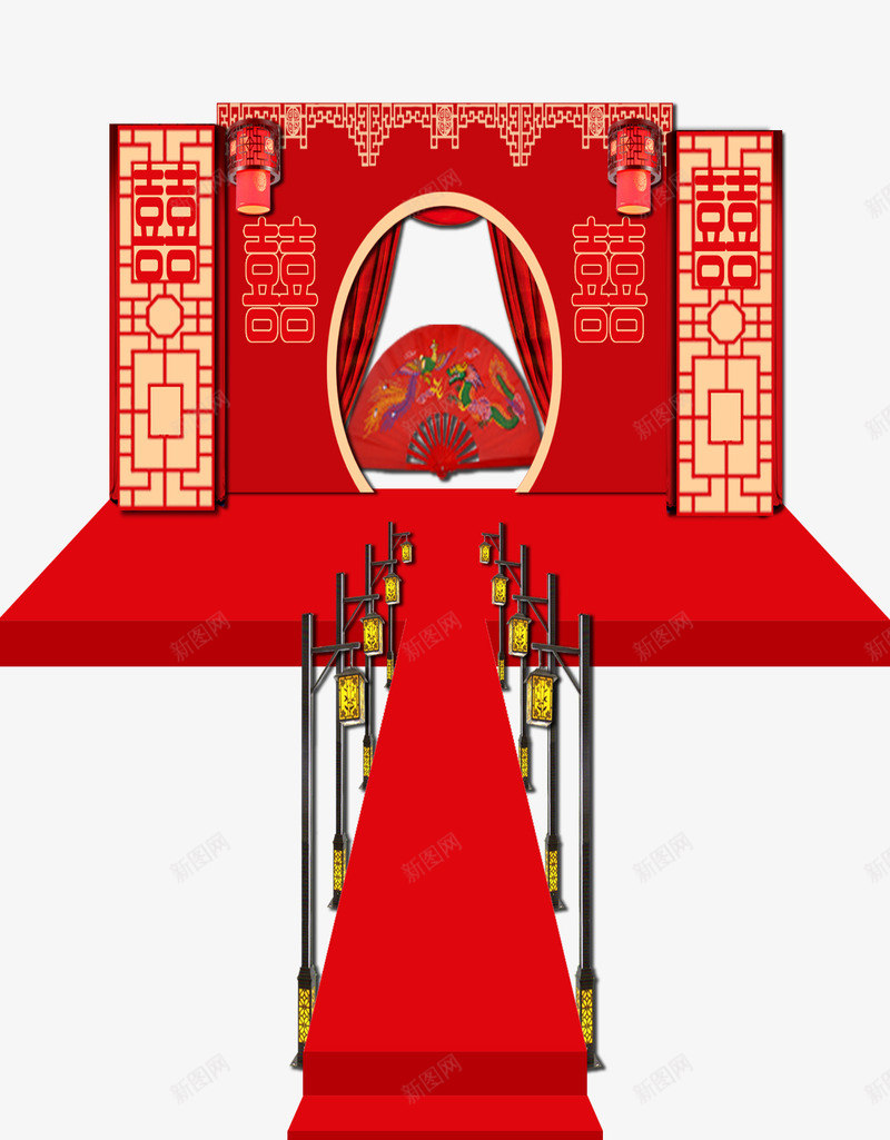 汉唐复古婚礼场景psd免抠素材_88icon https://88icon.com 复古婚礼 婚礼场景 汉唐婚礼 精致 美观 装饰婚礼