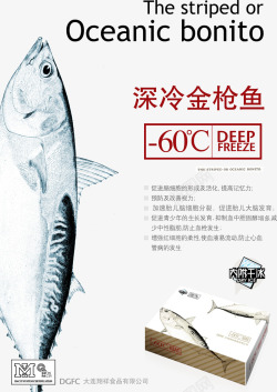 金枪鱼促销宣传海报素材