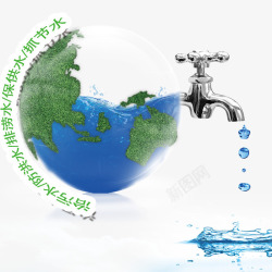 珍惜水资源图片节约用水海报高清图片