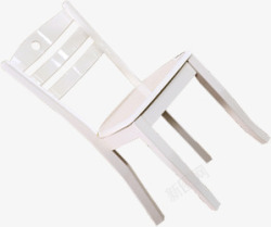 白色大理石椅子餐椅素材