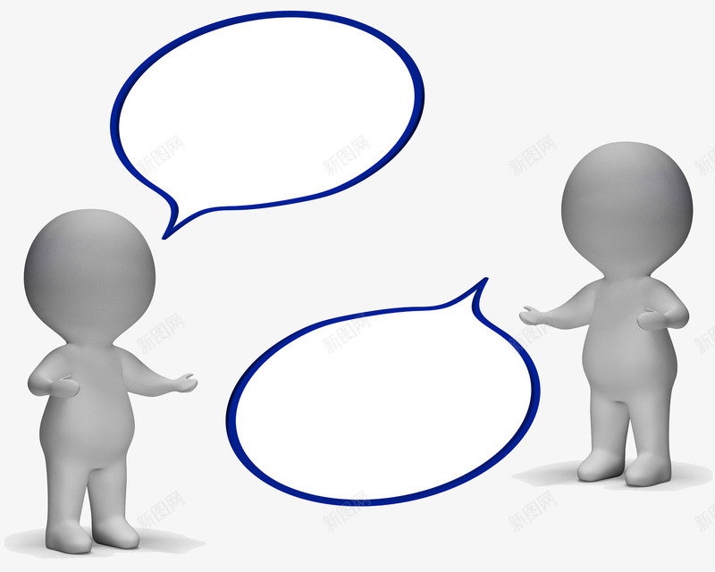 对话的两个小人png免抠素材_88icon https://88icon.com 卡通 对话 想象框 提示信息 提示框 文字底框 文字框 文字气泡 文字泡 无脸小人 泡泡框 窃窃私语 聊天气泡 说话 说话的两个人 面对面交流