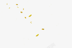 中秋节黄色漂浮海报素材