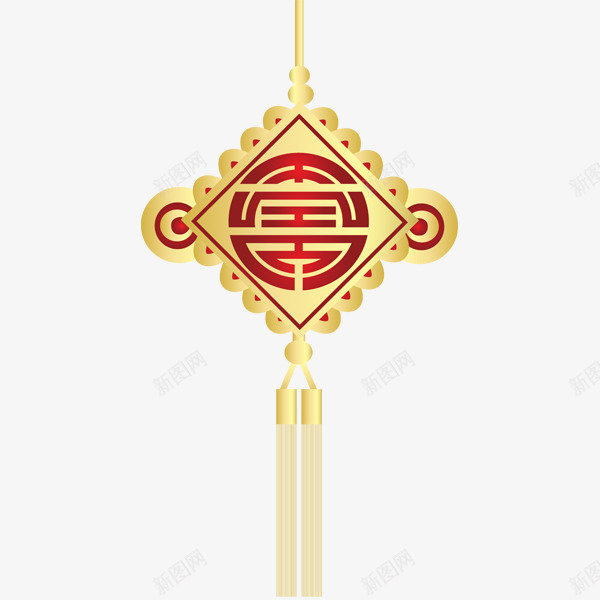 喜字中国结png免抠素材_88icon https://88icon.com 中国结 喜字 喜庆 婚庆 婚礼喷绘